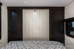 2027 Forest River Cherokee Grey Wolf Black Label 23DBHBL Bunkhouse Travel Trailer Interior Image