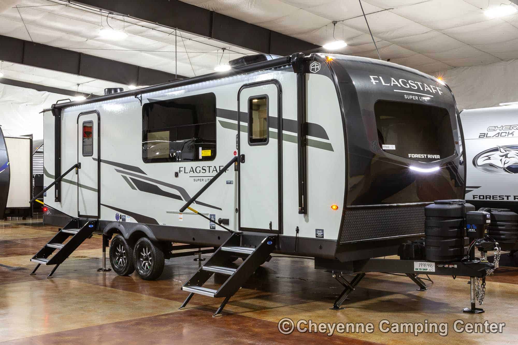 2026 Forest River Flagstaff Super Lite 26SFK Front Kitchen Couples Travel Trailer Enterior Image