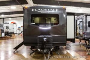 2026 Forest River Flagstaff Super Lite 26SFK Front Kitchen Couples Travel Trailer Exterior Image