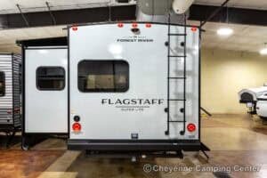 2026 Forest River Flagstaff Super Lite 26SFK Front Kitchen Couples Travel Trailer Exterior Image