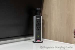 2026 Forest River Flagstaff Super Lite 26SFK Front Kitchen Couples Travel Trailer Interior Image