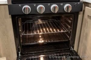 2026 Forest River Flagstaff Super Lite 26SFK Front Kitchen Couples Travel Trailer Interior Image