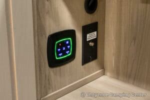 2026 Forest River Flagstaff Super Lite 26SFK Front Kitchen Couples Travel Trailer Interior Image