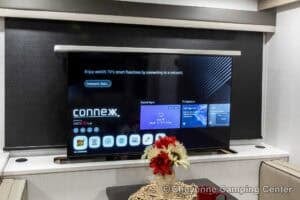 2026 Forest River Flagstaff Super Lite 26SFK Front Kitchen Couples Travel Trailer Interior Image