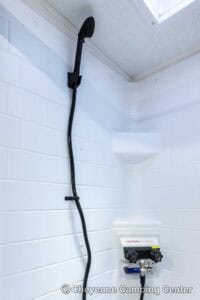 2026 Forest River Flagstaff Super Lite 26SFK Front Kitchen Couples Travel Trailer Interior Image