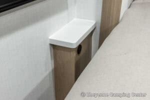 2026 Forest River Flagstaff Super Lite 26SFK Front Kitchen Couples Travel Trailer Interior Image