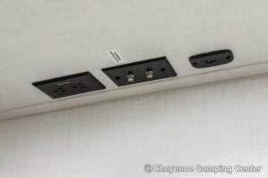 2026 Forest River Flagstaff Super Lite 26SFK Front Kitchen Couples Travel Trailer Interior Image