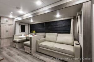 2026 Coachmen Catalina Legacy Edition 243RBS Couples Travel Trailer Interior Image