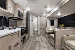 2026 Coachmen Catalina Legacy Edition 243RBS Couples Travel Trailer Interior Image