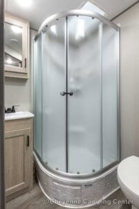 2026 Coachmen Catalina Legacy Edition 243RBS Couples Travel Trailer Interior Image