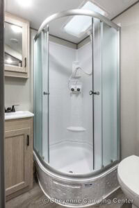 2026 Coachmen Catalina Legacy Edition 243RBS Couples Travel Trailer Interior Image