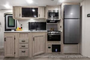 2026 Coachmen Catalina Legacy Edition 243RBS Couples Travel Trailer Interior Image