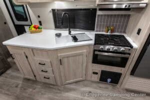 2026 Coachmen Catalina Legacy Edition 243RBS Couples Travel Trailer Interior Image