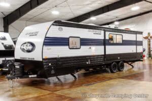 2026 Forest River Cherokee Grey Wolf 27LH Rear Living Travel Trailer Exterior Image