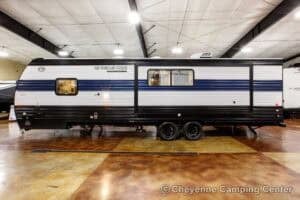 2026 Forest River Cherokee Grey Wolf 27LH Rear Living Travel Trailer Exterior Image