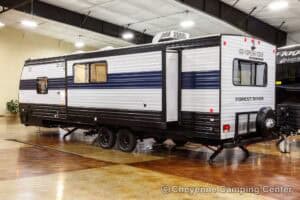 2026 Forest River Cherokee Grey Wolf 27LH Rear Living Travel Trailer Exterior Image