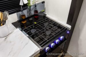 2026 Forest River Cherokee Grey Wolf 27LH Rear Living Travel Trailer Interior Image