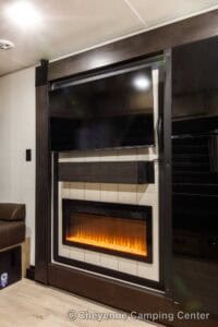 2026 Forest River Cherokee Grey Wolf 27LH Rear Living Travel Trailer Interior Image