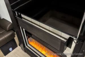 2026 Forest River Cherokee Grey Wolf 27LH Rear Living Travel Trailer Interior Image