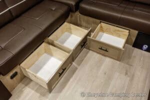 2026 Forest River Cherokee Grey Wolf 27LH Rear Living Travel Trailer Interior Image