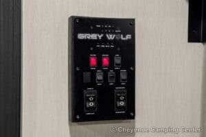 2026 Forest River Cherokee Grey Wolf 27LH Rear Living Travel Trailer Interior Image