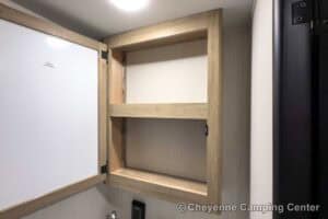 2026 Forest River Cherokee Grey Wolf 27LH Rear Living Travel Trailer Interior Image