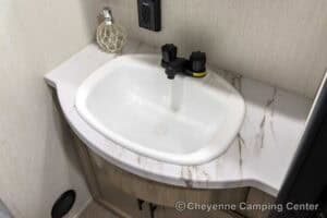 2026 Forest River Cherokee Grey Wolf 27LH Rear Living Travel Trailer Interior Image