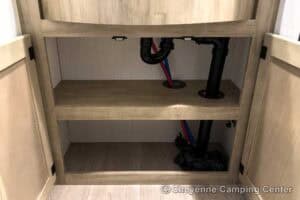 2026 Forest River Cherokee Grey Wolf 27LH Rear Living Travel Trailer Interior Image