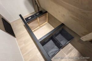 2026 Forest River Cherokee Grey Wolf 27LH Rear Living Travel Trailer Interior Image