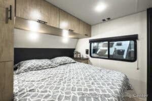 2026 Forest River Cherokee Grey Wolf 27LH Rear Living Travel Trailer Interior Image