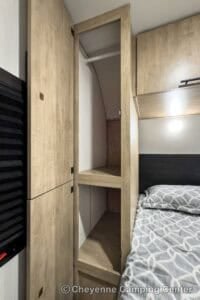 2026 Forest River Cherokee Grey Wolf 27LH Rear Living Travel Trailer Interior Image