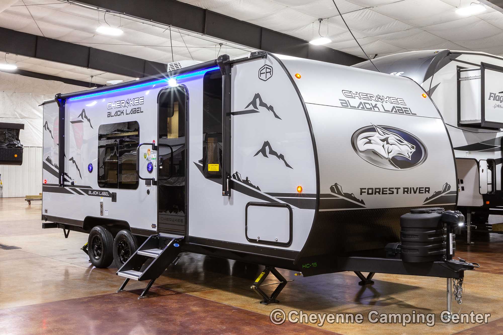 2025 Forest River Cherokee Grey Wolf Black Label 22CEBL Travel Trailer Enterior Image