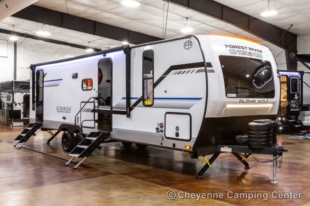 2025 Forest River Cherokee Alpha Wolf 26DBH-L Bunkhouse Travel Trailer Exterior Image