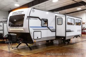 2025 Forest River Cherokee Alpha Wolf 26DBH-L Bunkhouse Travel Trailer Exterior Image