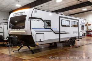 2025 Forest River Cherokee Alpha Wolf 26DBH-L Bunkhouse Travel Trailer Exterior Image