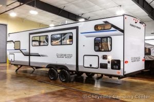 2025 Forest River Cherokee Alpha Wolf 26DBH-L Bunkhouse Travel Trailer Exterior Image