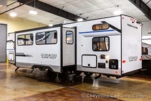 2025 Forest River Cherokee Alpha Wolf 26DBH-L Bunkhouse Travel Trailer Exterior Image