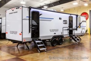 2025 Forest River Cherokee Alpha Wolf 26DBH-L Bunkhouse Travel Trailer Exterior Image
