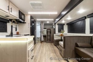 2025 Forest River Cherokee Alpha Wolf 26DBH-L Bunkhouse Travel Trailer Interior Image