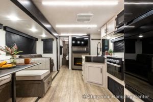 2025 Forest River Cherokee Alpha Wolf 26DBH-L Bunkhouse Travel Trailer Interior Image