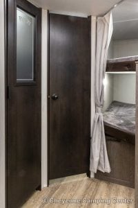 2025 Forest River Cherokee Alpha Wolf 26DBH-L Bunkhouse Travel Trailer Interior Image