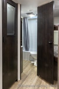 2025 Forest River Cherokee Alpha Wolf 26DBH-L Bunkhouse Travel Trailer Interior Image