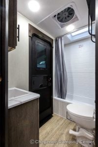 2025 Forest River Cherokee Alpha Wolf 26DBH-L Bunkhouse Travel Trailer Interior Image