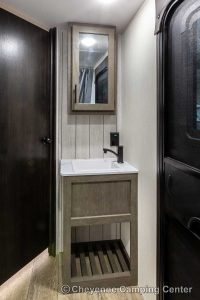 2025 Forest River Cherokee Alpha Wolf 26DBH-L Bunkhouse Travel Trailer Interior Image