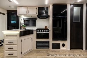 2025 Forest River Cherokee Alpha Wolf 26DBH-L Bunkhouse Travel Trailer Interior Image