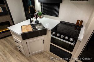 2025 Forest River Cherokee Alpha Wolf 26DBH-L Bunkhouse Travel Trailer Interior Image