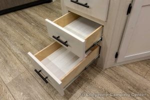 2025 Forest River Cherokee Alpha Wolf 26DBH-L Bunkhouse Travel Trailer Interior Image