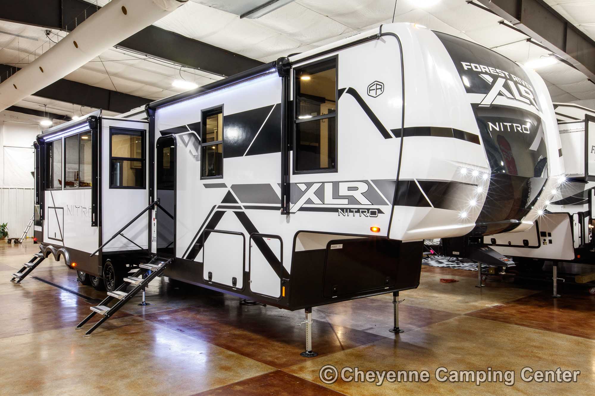 2025 Forest River XLR Nitro 41G14 Luxury Fifth Wheel Toy Hauler Enterior Image