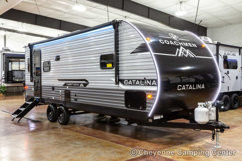 2026 Forest River Cherokee Grey Wolf Black Label 20RDSEBL Couples Travel Trailer Enterior Image