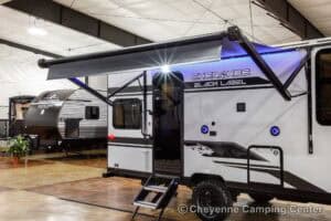 2026 Forest River Cherokee Wolf Pup Black Label 16CMBL Small Camper Exterior Image